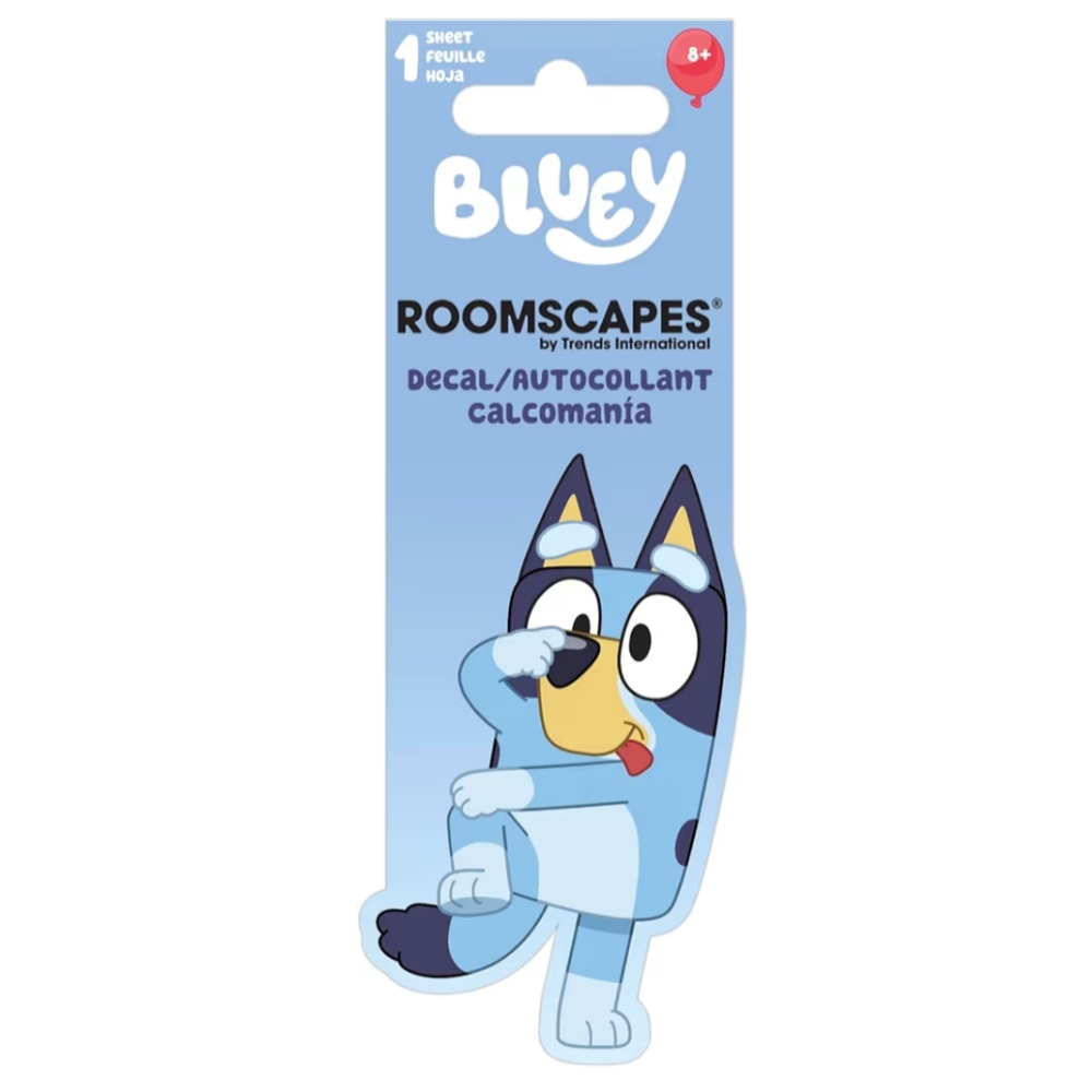 Bluey- Prismatic Die-Cut Decal Sticker- By Roomscapes NEW